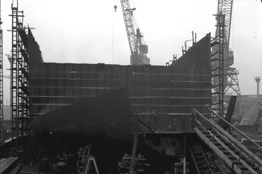 Progress Shot of Nicola, the First SD14, at Southwick Shipyard, Sunderland, 27 November 1967